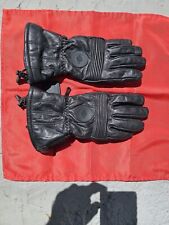 black leather gauntlet gloves for sale  Chestertown