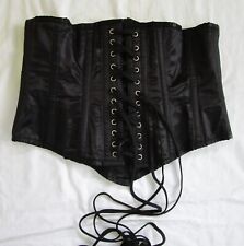 Black adjustable corset for sale  IPSWICH