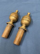 Antique brass finials for sale  CEMAES BAY