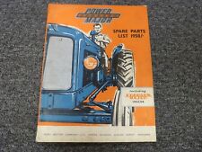 1952 1958 1961 Ford Fordson Major & Power Major Tractor Parts Catalog Manual for sale  Shipping to Canada