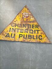 Ancien panneau tôle d'occasion  Saint-Amand-Montrond