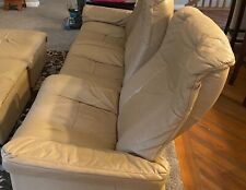 three leather seats sofa for sale  Idaho Falls