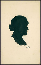 Silhouette young woman for sale  UK