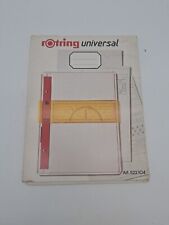 Rotring universal drawing for sale  BURGESS HILL