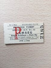 Railway. ticket for sale  WOLVERHAMPTON