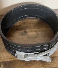 Inzer Forever Lever Belt  Medium L-10 Black Suede weightlifting Made In USA, used for sale  Shipping to South Africa