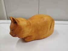 Vintage wooden cat for sale  Topsfield