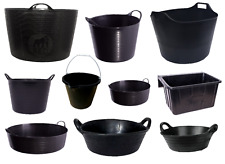 Genuine Gorilla Tub Trug Flexible Storage Carrying Bucket Feeding Water Garden for sale  Shipping to South Africa