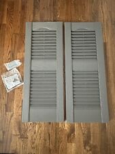 shutters louver vinyl for sale  Coppell