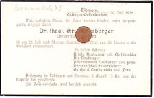 Trauerkarte 1938 tübingen gebraucht kaufen  Eglosheim