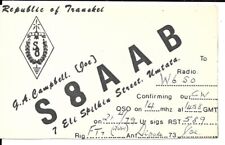 QSL 1979 Republic of Transkei  South Africa  radio card for sale  Shipping to South Africa