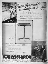 Publicité 1935 table d'occasion  Compiègne