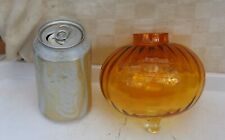 Oil lamp amber for sale  NORTHAMPTON