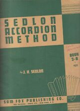 Vintage SEDLON ACORDEON METHOD Livro 3-B.  Por J.H. Sedlon comprar usado  Enviando para Brazil