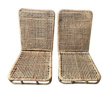 Pair vtg rattan for sale  Bakersfield