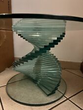 Tavolino vetro spirale usato  La Spezia