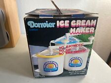 NEW VINTAGE DONVIER CHILLFAST ICE CREAM MAKER - 1 QUART - BLUE OPEN BOX for sale  Shipping to South Africa