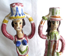 Vintage 60s Mid Century Procida Vietri Italian Pottery Figurines Gambone Era for sale  Shipping to South Africa