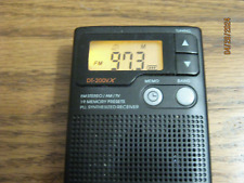 Rádio Sangean AM FM estéreo TV modelo DT-200VX testado funcionando comprar usado  Enviando para Brazil