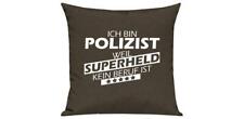 Sofa Kissen Ich bin Polizist weil Superheld kein Beruf ist, usado comprar usado  Enviando para Brazil