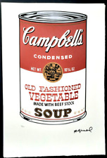 Andy Warhol Campbells - Old Fashioned Vegetable - 57x38 - Limitiert Nr. 70/100 comprar usado  Enviando para Brazil