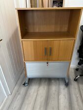 Wooden filing cupboard for sale  UK