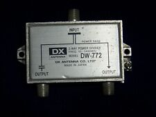 Divisor de potencia de 2 vías DX Antenna Co DW-772 10-1450 MHz envío gratuito segunda mano  Embacar hacia Argentina