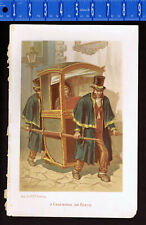 Uma cadeirinha fazer Porto-Cadeira Portátil-Taxi -1888 Português chromolithograph comprar usado  Enviando para Brazil