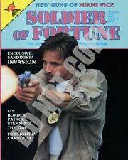 1986 Don Johnson Miami Vice programa de televisión portada Soldado de la revista Fortune Foto 8x10 segunda mano  Embacar hacia Argentina