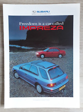 Subaru impreza brochure for sale  BOURNE