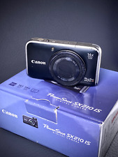 Canon PowerShot SX210 IS 14.1MP Digital Camera - Black for sale  Shipping to South Africa