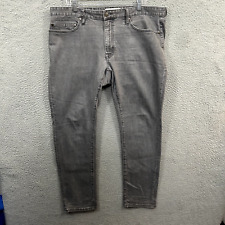 Jeans masculino Dapper Boi 38x31 cinza denim fino elástico reto americano preppy comprar usado  Enviando para Brazil