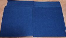 Used, Self Adhesive 12-Inch Carpet Floor Tiles  Peel And Stick 12 Pack 12" X 12" Blue for sale  Shipping to South Africa