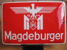 Massives emailschild magdeburg gebraucht kaufen  Mörfelden-Walldorf
