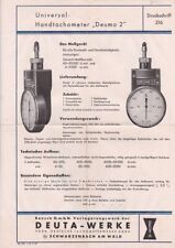 Universal handtachometer deumo gebraucht kaufen  Berlin