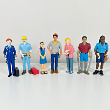 Lakeshore Learning Lot of 6 Plus 1 Extra Family & Community Workers PVC Figures, used for sale  Shipping to South Africa