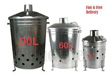 Galvanised metal incinerators for sale  Shipping to Ireland