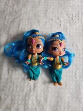 Shimmer & Shine Genie Fisher Price Nickelodeon Shine Lalka 6" Niebieska 2 lalki , używany na sprzedaż  Wysyłka do Poland
