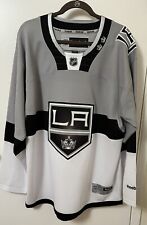 Camiseta deportiva para hombre Reebok de la NHL de los Angeles Kings plateada negra L con 2 coronas copa Stanley segunda mano  Embacar hacia Mexico