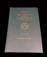 Usado, Trials of War Criminals Before the Nuernberg Military Tribunals Volume 13 1952 comprar usado  Enviando para Brazil
