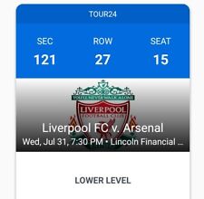 Tickets liverpool arsenal for sale  Vineland