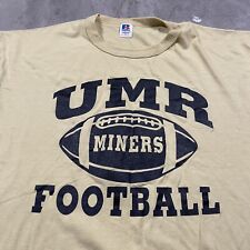 Camiseta Vintage Russell Athletic UMR Miners L Anos 90 Futebol Missouri University comprar usado  Enviando para Brazil