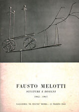 Fausto melotti. sculture usato  Cambiago