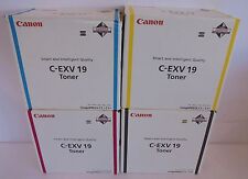 Usado, Canon C-EXV19 C-EXV 19 CYMK Toner Satz Set f. Imagepress C1 NEW comprar usado  Enviando para Brazil