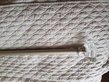Extendable silver curtain for sale  ACCRINGTON