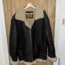 Leather aviator jacket for sale  EXETER