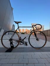 RARE Bridgestone NJS Keirin Pista Track Bike Fixie Pista Full Black Set for sale  Shipping to South Africa