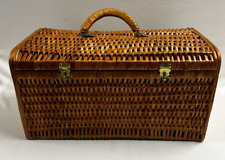 Vintage wicker basket for sale  ROMFORD