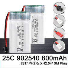 Bateria LiPo 800mAh 25C 902540 3.7V + carregador USB drone plugue JST/SM para Syma comprar usado  Enviando para Brazil