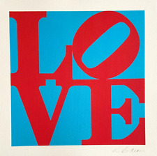 Robert indiana litografia usato  Roma